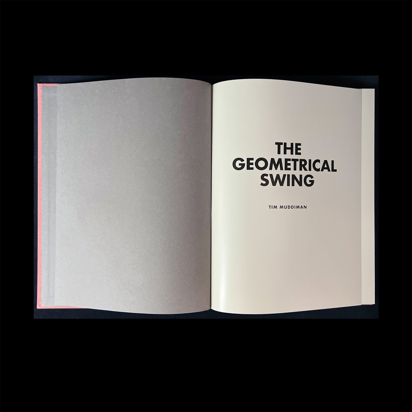The Geometrical Swing Hardback Book, Signed, Dedicated and Jackhouse Giclée Print