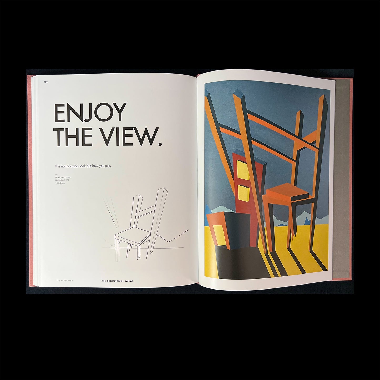 The Geometrical Swing Hardback Book, Signed, Dedicated and Jackhouse Giclée Print